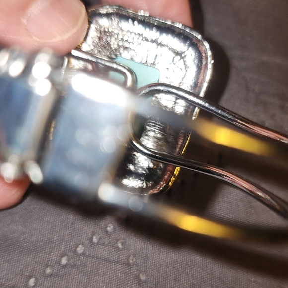 TURQUOISE EUC SILVERADO FASHION BRACELET - Picture 4 of 7